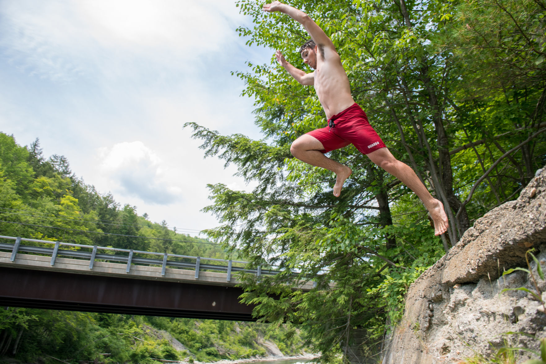 A flying leap